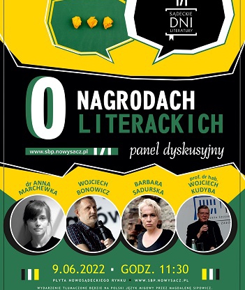 Panel dyskusyjny o nagrodach literackich