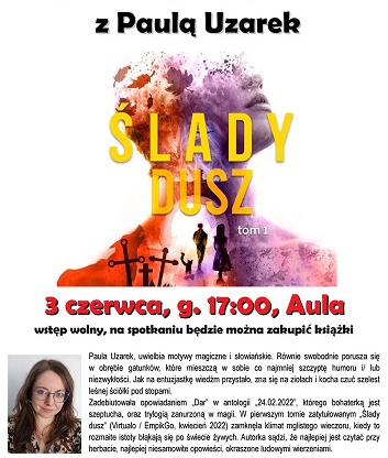 Spotkanie autorskie z Paulą Uzarek