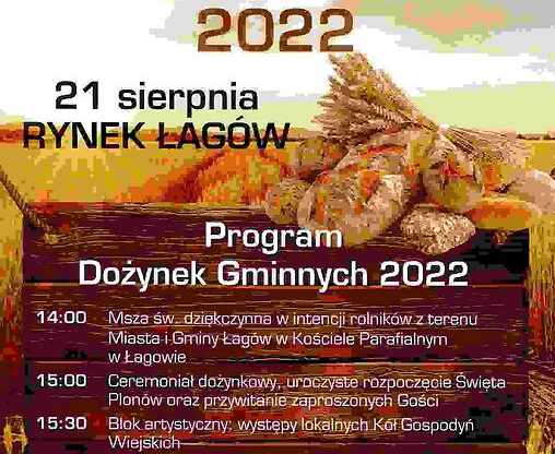 dożynki gminne 2022 łagów