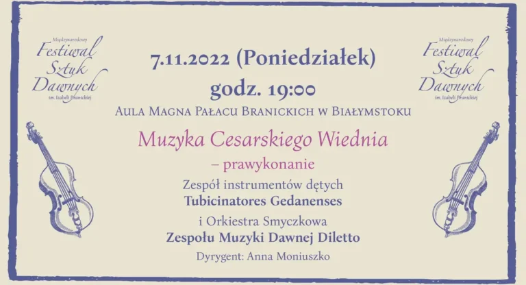 MFSD2022 Muzyka cesarskiego Wiedn