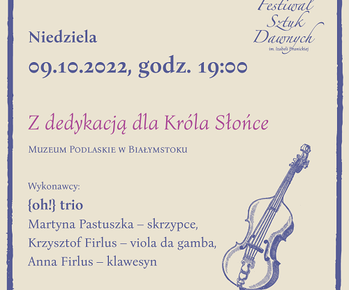 międzynarodowy festiwal sztuk dawnych