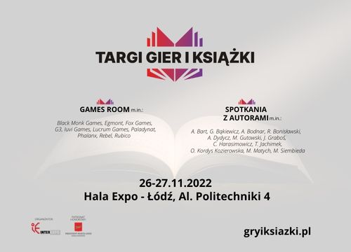 Targi Gier i Książek Łódź 2022.11