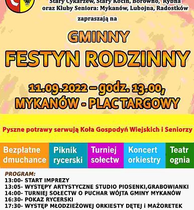 festyn rodzinny mykanów