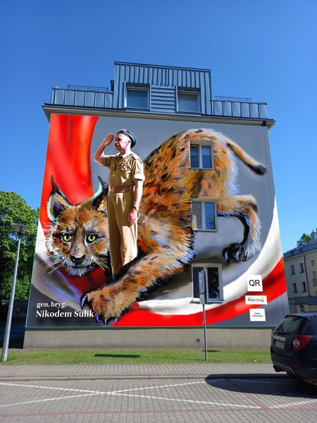 Mural Nikodem Sulik - Białystok - wizualizacja