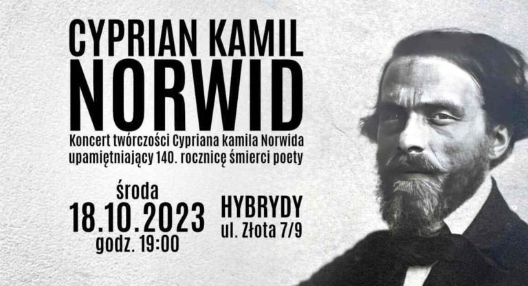Koncert twórczości Cypriana Kamila Norwida 2023