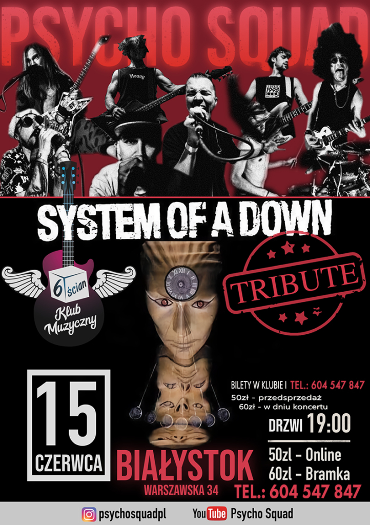 System of a Down Białystok Sześcian Pub