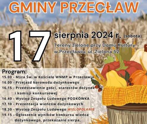 DOŻYNKI GMINY PRZECŁAW 2024