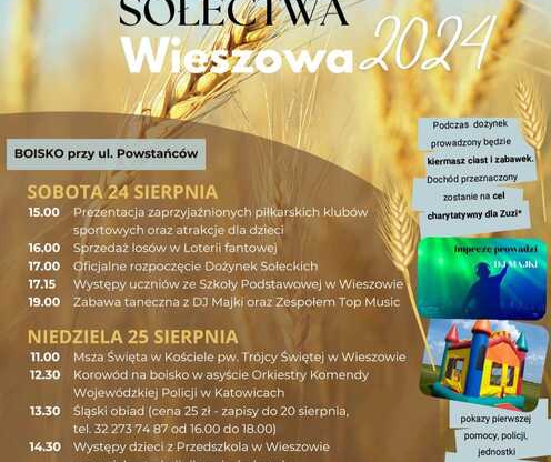 Dożynki Sołectwa Wieszowa 2024