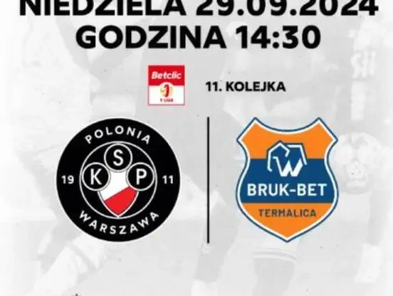 Polonia Warszawa – Bruk-Bet Termalica Nieciecza | Warszawa