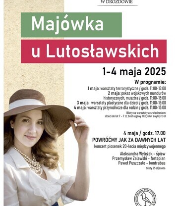 Majówka u Lutosławskich - warsztaty i koncert plenerowy - Łomży
