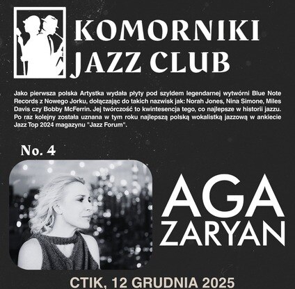 Komorniki Jazz Club no. 4 Aga Zaryan