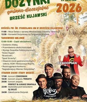 Dożynki Gminno - Diecezjalne 2026 - Brześć Kujawski